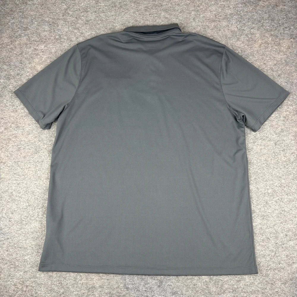 Nike Dri Fit Polo Shirt Pepsi Memphis Grizzlies Logo Polyester Gray Mens XL